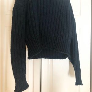 Cropped Chunky Sweater